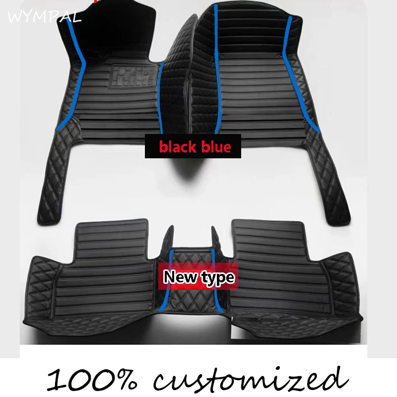 Custom 3D Full Coverage Car Floor Mats for Fiat 500 & 500X 2011-2012