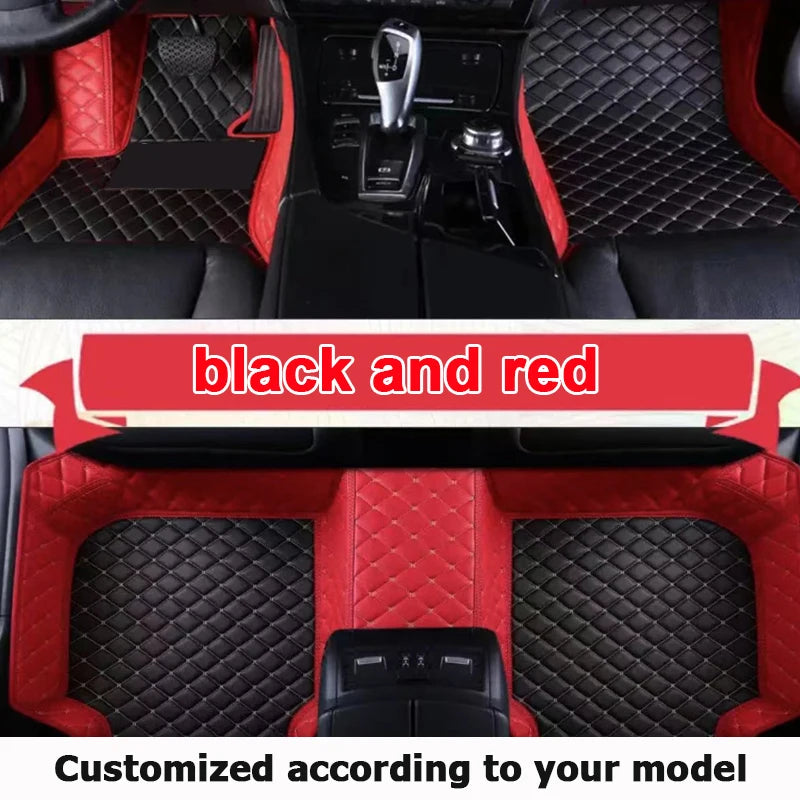 Custom Luxury Leather Floor Mats for Ford Focus 3 MK3 2014-2017 – Full Coverage