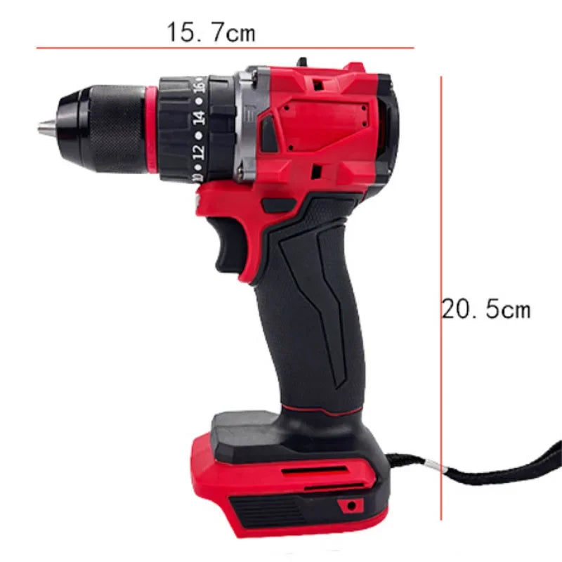 Milwaukee 18V Compatible Brushless Drill – 200Nm, 20+3 Torque