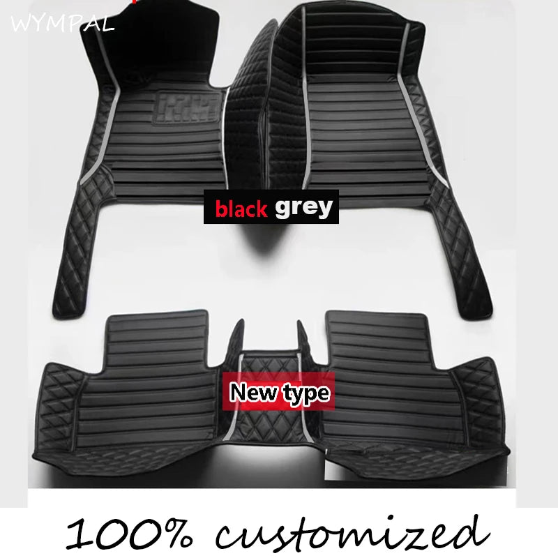 Custom 3D Full Coverage Car Floor Mats for Fiat 500 & 500X 2011-2012