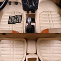 5pcs Universal Car Auto Floor Mats FloorLiner Front&Rear Carpet All Weather Mat