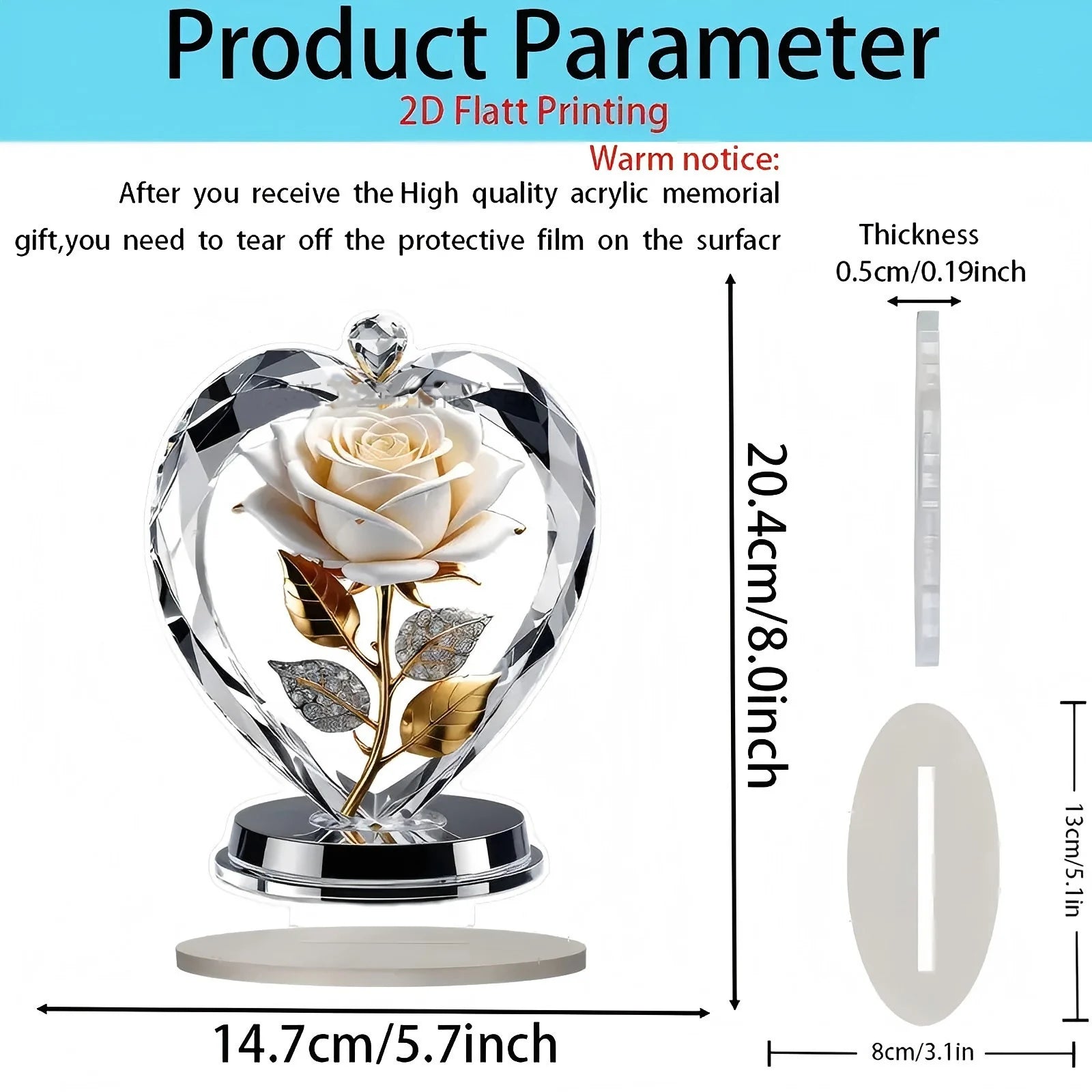 Acrylic Flower Decorations for Home Office Desk Enhance Visual Effects New Holiday Gift Ideas Artificial Blooming Plant Decor