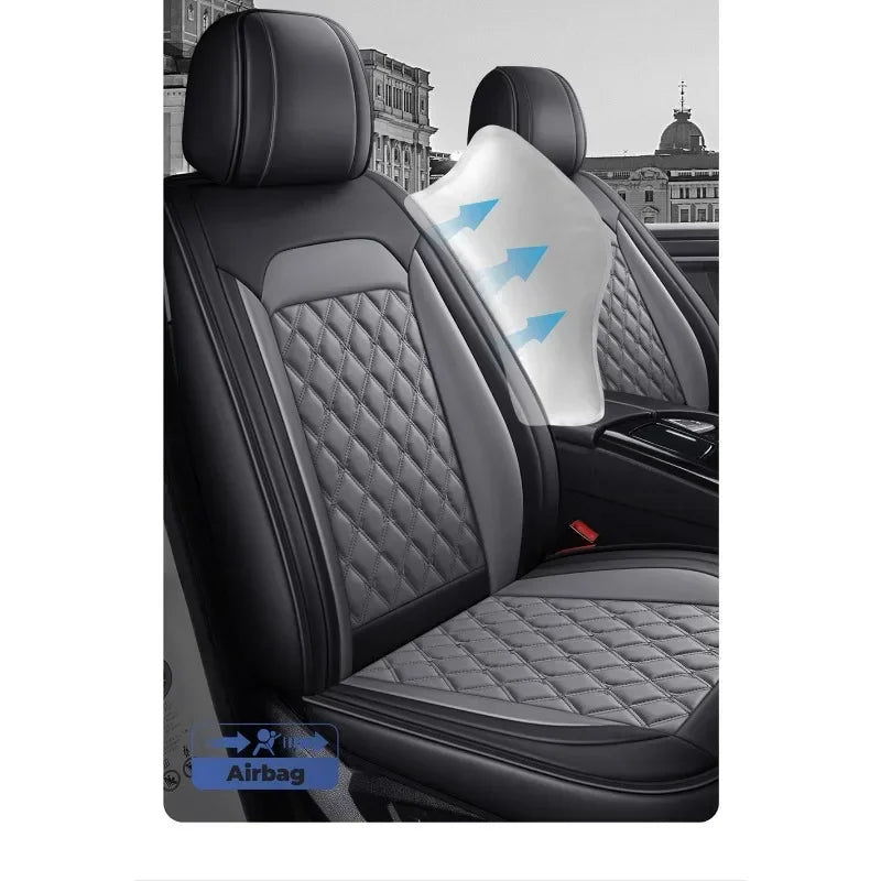 Full Coverage Universal Pu Leather Car Seat Covers for HYUNDAI Tucson Santa FE i30 i40 Veloster Creta Elantra Car Accessories