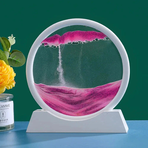 Deep Sea 3D Sand Art Frame – Liquid Motion Sensory Ornament | Home & Office Decor