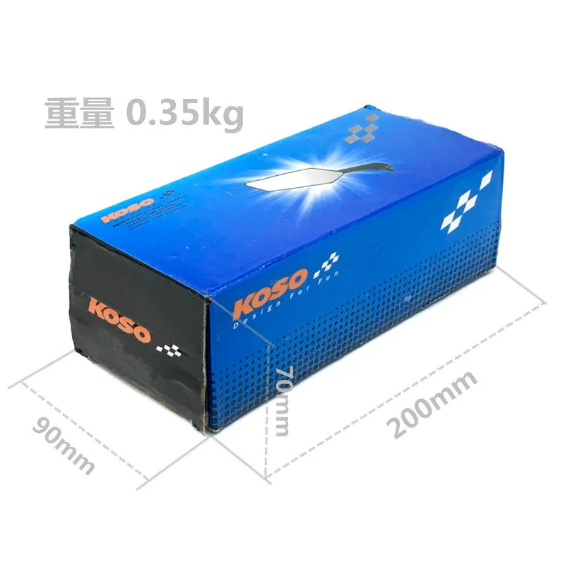 Motorcycle Universal 8mm 10mm KOSO Mirror Scooter E-Bike Cafe Racer Retro Rearview Mirrors Electrombile HD Vision Side Mirror