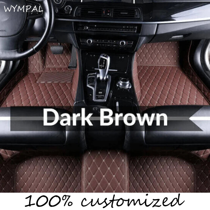 Custom Car Floor Mats for Hyundai Coupe 2004 2005 2006 – Luxury Surround Leather Carpet