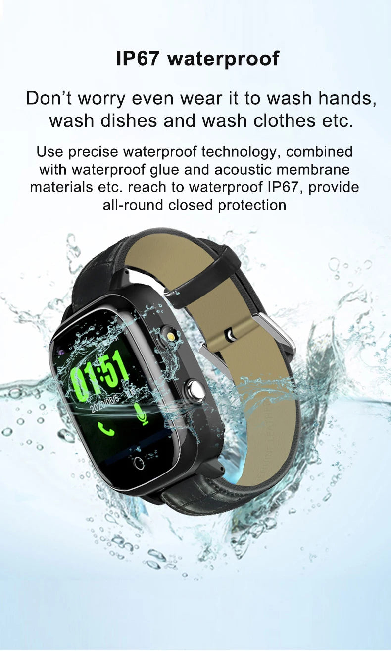 4G Smart Watch for Seniors – SIM Card, GPS Tracking, SOS Alert, Activity & Heart Rate Tracking