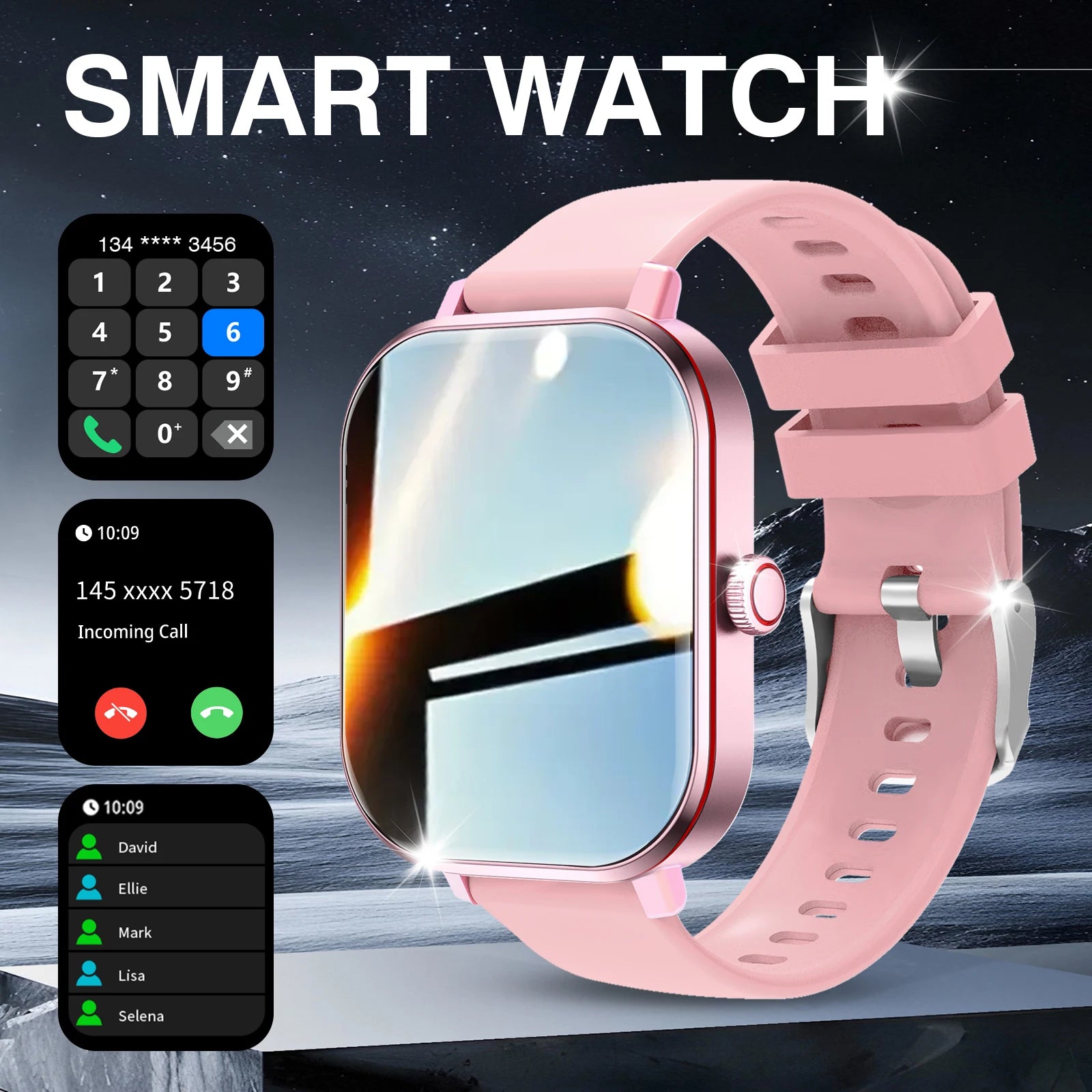 Smart Watch – Wireless Call & Dial, App Reminders, Sports Watch for Men & Women