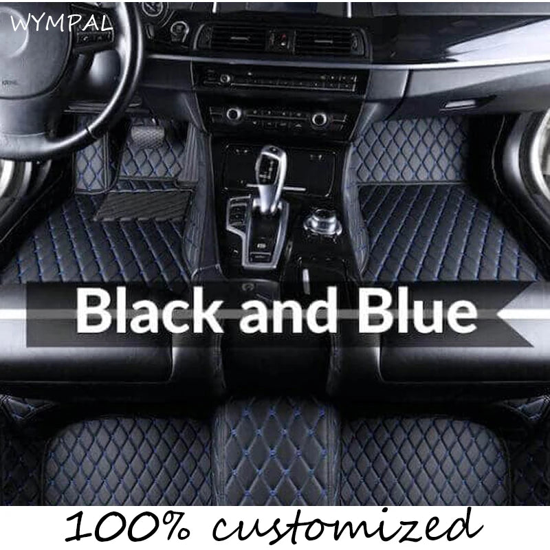 Custom Car Floor Mats for Hyundai Coupe 2004 2005 2006 – Luxury Surround Leather Carpet