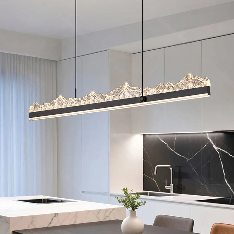 Modern LED Chandelier – Indoor Ceiling Hanging Light for Living Room & Dining Room