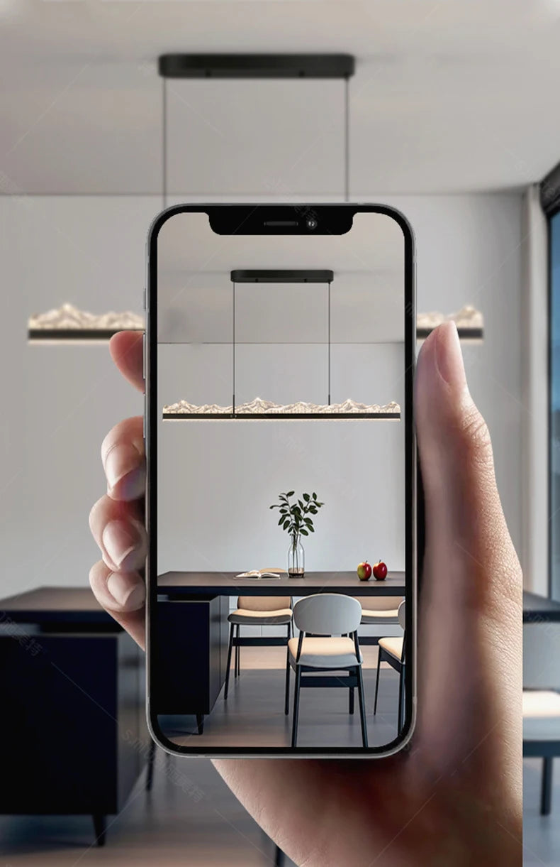 Modern LED Chandelier – Indoor Ceiling Hanging Light for Living Room & Dining Room