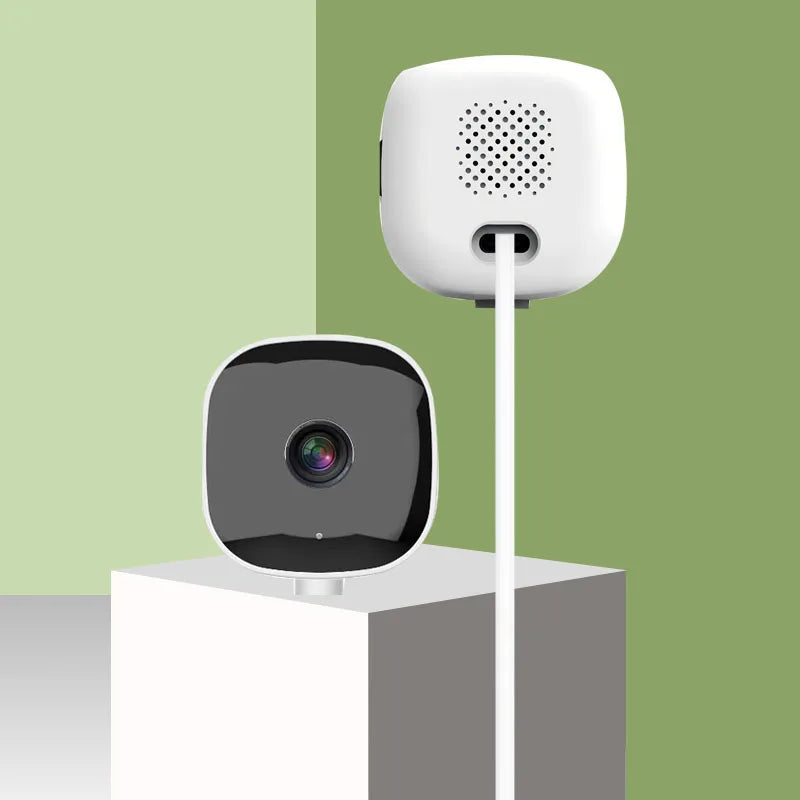 Mini Window Camera 3MP, 2.4/5GHz WiFi Full-Colour Night Vision Through Window