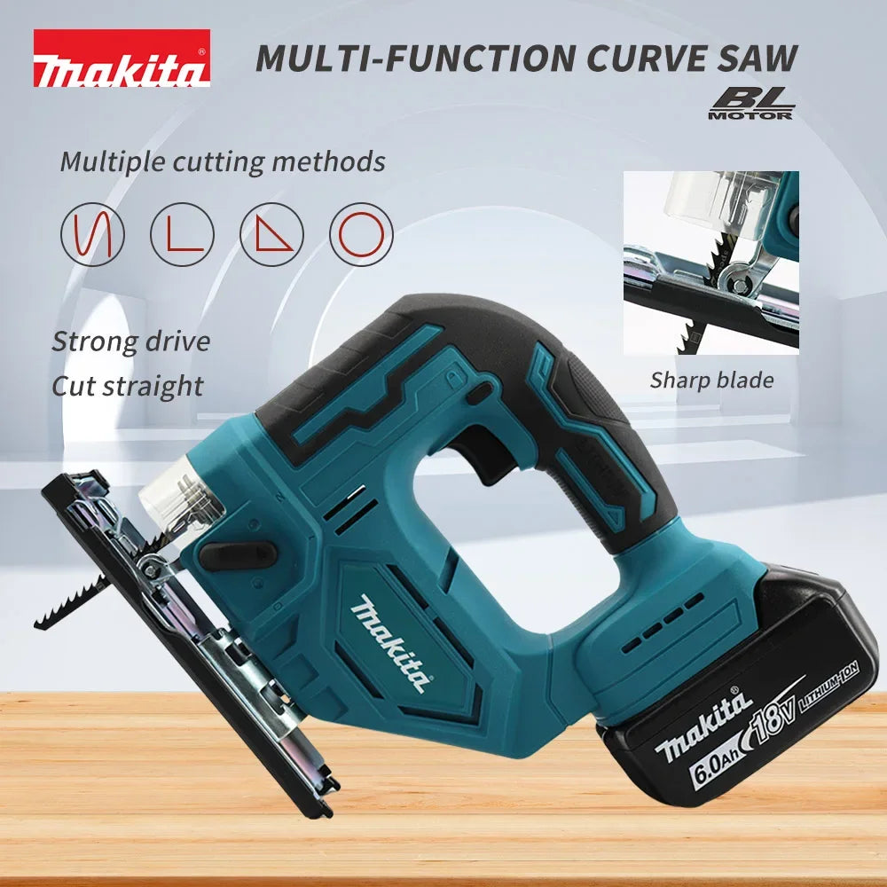 Makita-Compatible Cordless Jigsaw – Brushless, 2000RPM
