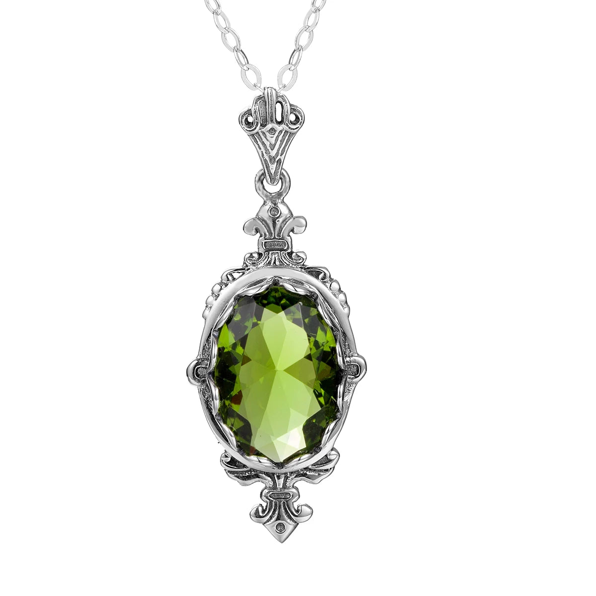 Hand Made Real 925 Sterling Silver Garnet Stone Necklace Pendant For Women Statement Vintage Fine Jewelry Mother Trendy Gifts