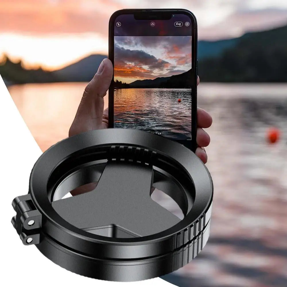 Phone Camera Filter Lens Magnetic 52mm Filter Lens Adapter Mount Rotatable Camera Accessory for Smartphone Landscape