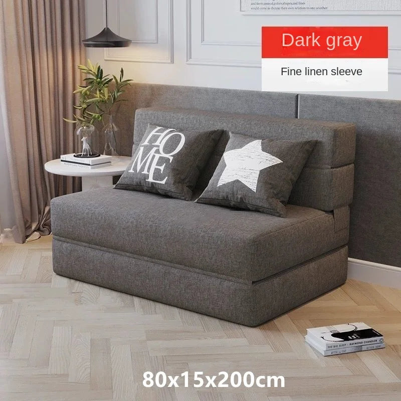 Folding Sofa Bed – Dual-Purpose Lazy Sofa with Anti-Fall Pad for Living Room & Bedroom