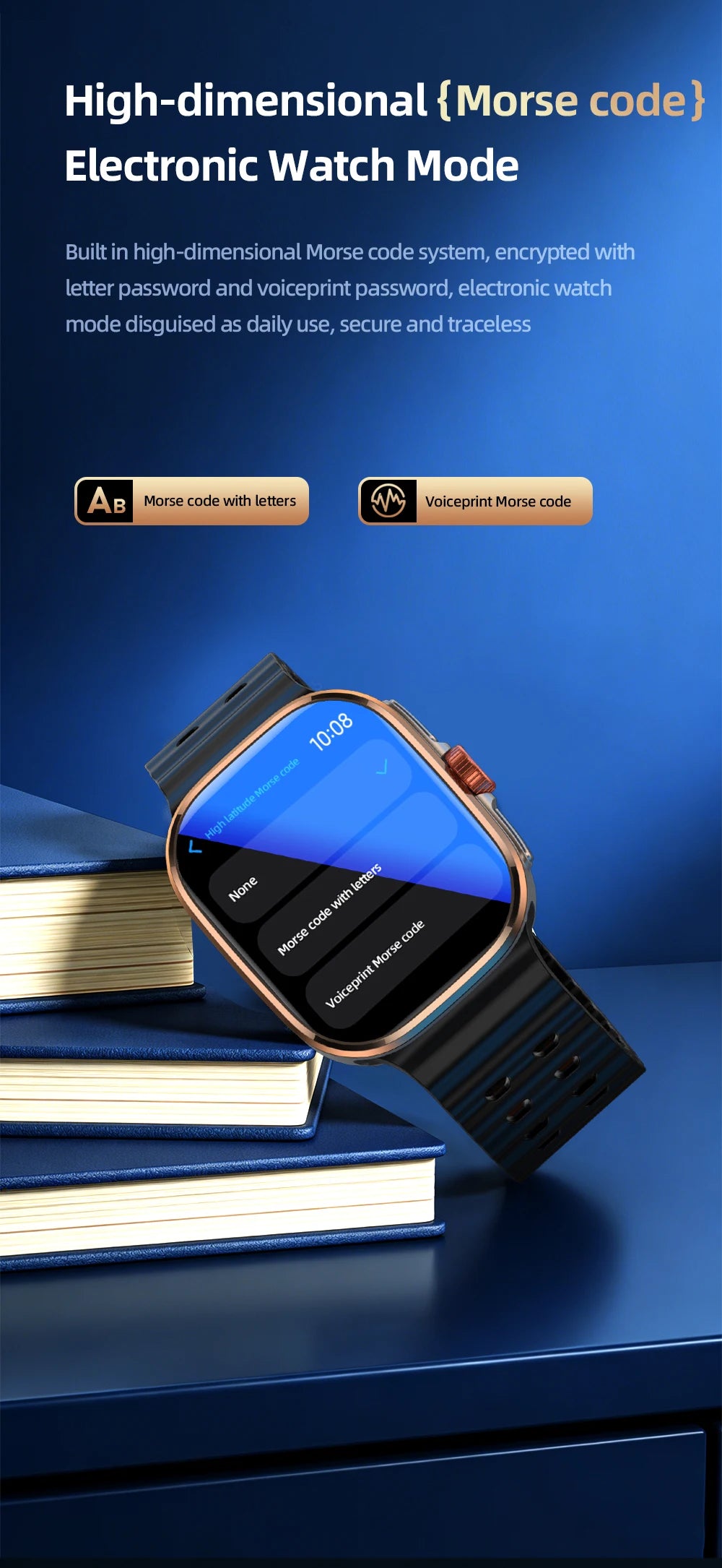 New Smartwatch 5G LTE  Android 13.0 2.29'' AMOLED Display Smart Watch With 800W Pull-out Camera Face/Fingerprint Unlock Sim Card