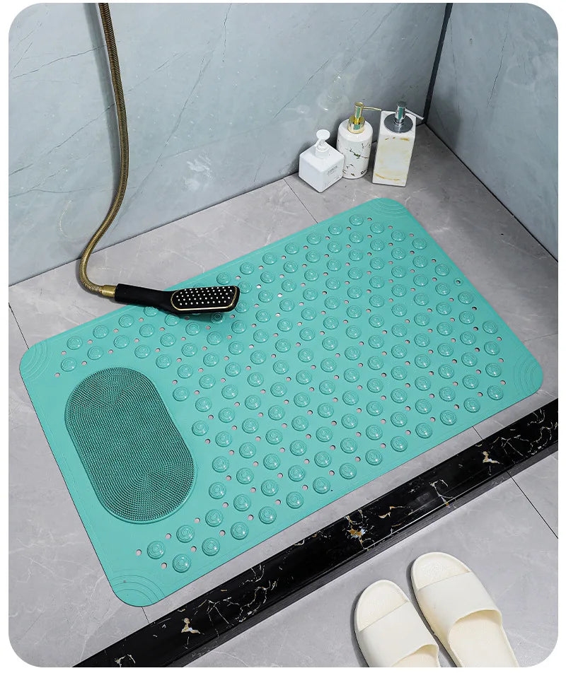 Household Bathroom Non-slip Toilet Floor Mat Toilet Anti-drop Mat Bathtub Massage Mat