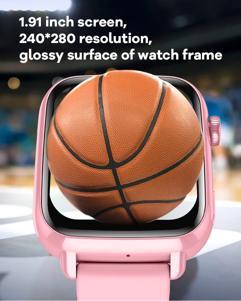 4G Kids Smart Watch – GPS, Video Call, SOS, Camera & Location Tracker