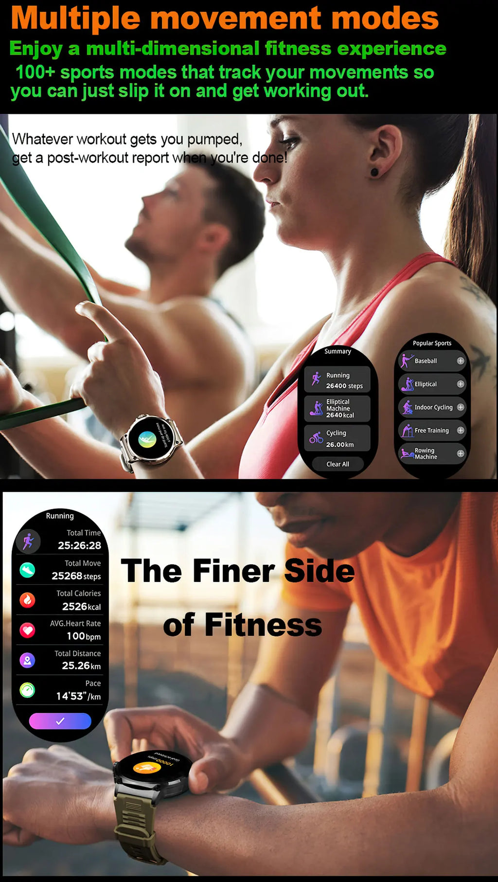 2026 New SmartWatch Men 1.85-Inch HD Sports Bluetooth Call GPS Sports Fitness Tracker Heart Monitor 710mAh Waterproof For Gift