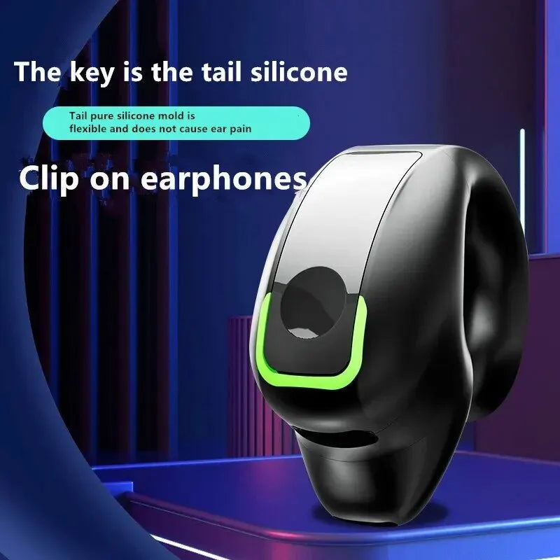 Bluetooth Clip-On Earphone Wireless Monaural – Bone Conduction TWS