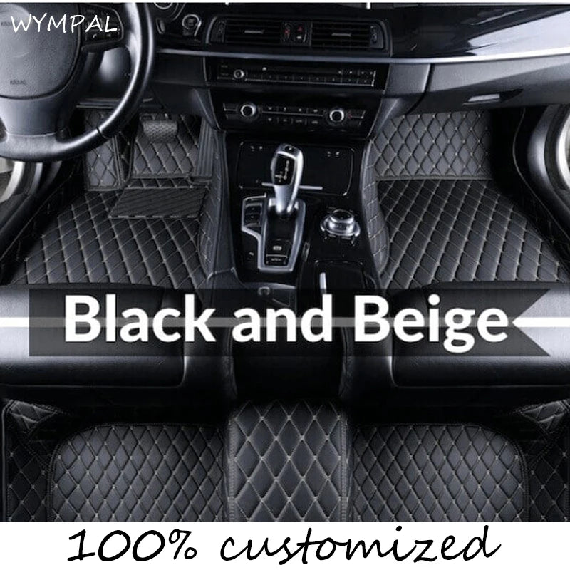 Custom Car Floor Mats for Hyundai Coupe 2004 2005 2006 – Luxury Surround Leather Carpet