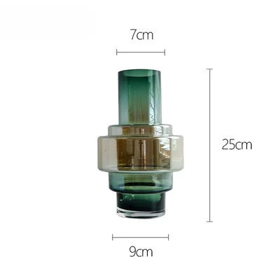 Gradient Geometric Vases – Minimalist Colourful Home Decor Ornaments