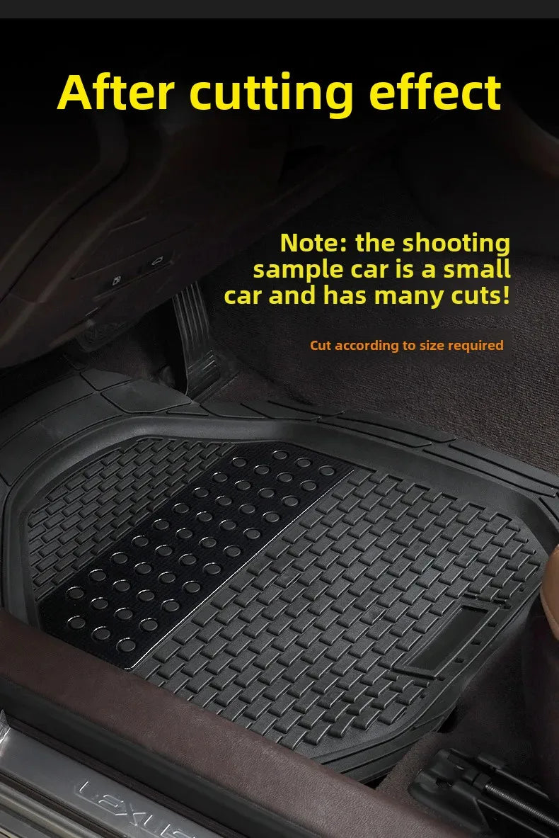 All Season Universal Rubber Auto Floor Mats Car Waterproof Carpet Mats Vehicles Interior Floor Protective mats For Automobiles