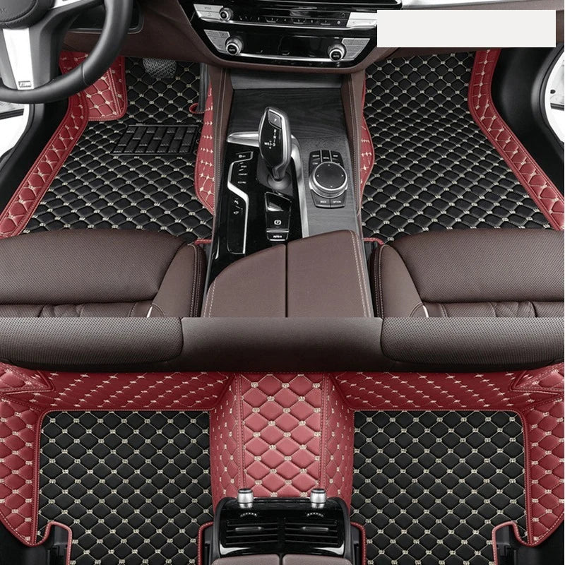 Custom Car Floor Mats for Hyundai Tucson 2015 2016 2017 2018 – Luxury Surround Leather Carpet