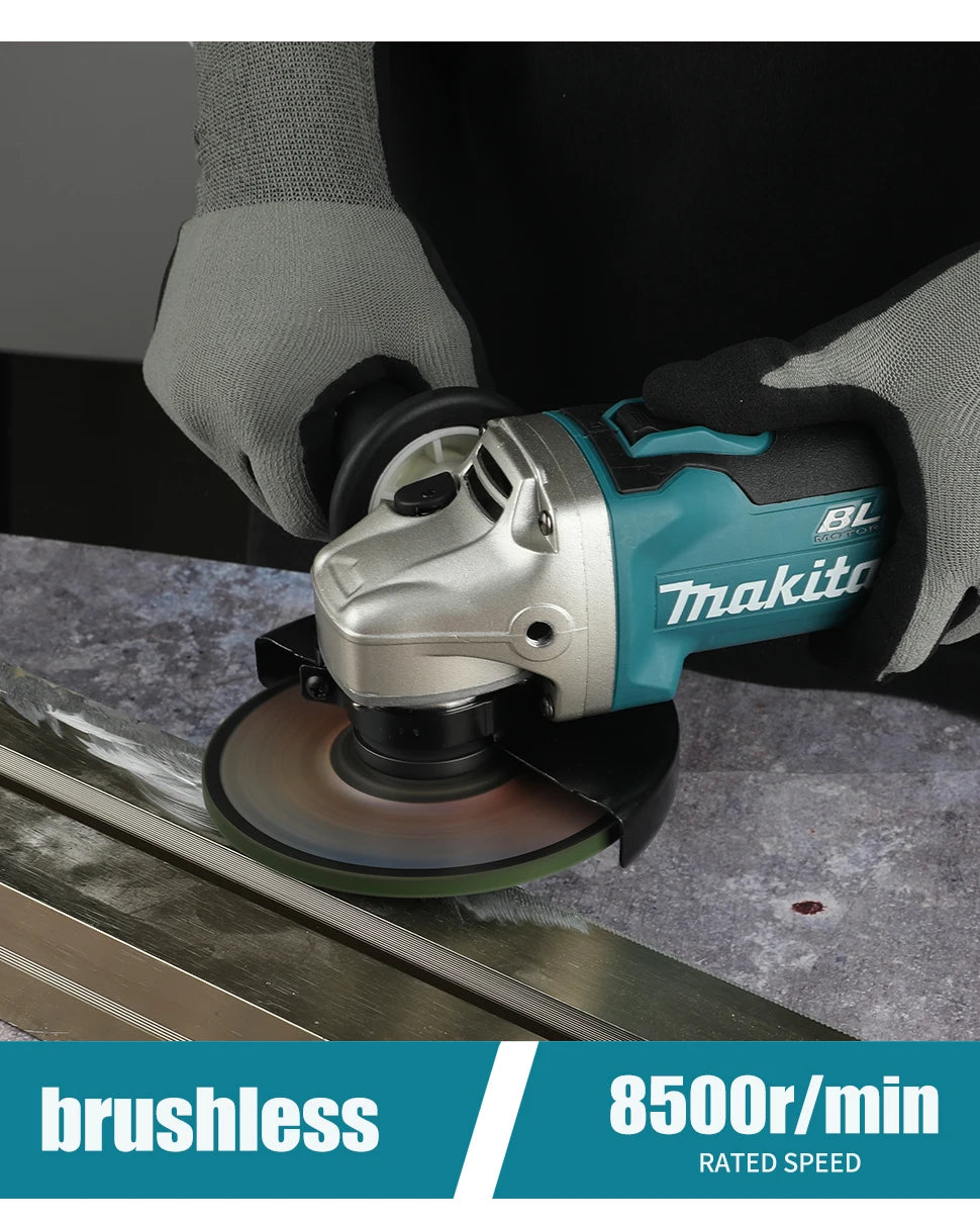 Makita DGA406 Brushless Angle Grinder – 100mm / 125mm