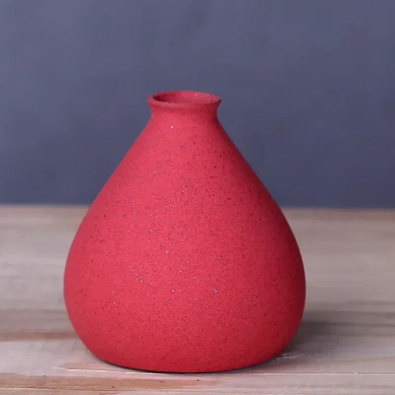 New Vases Ceramic Handicrafts Ornaments Home and Living Room Decorations Colorful Creative Dry and Wet Small Insertions Vases