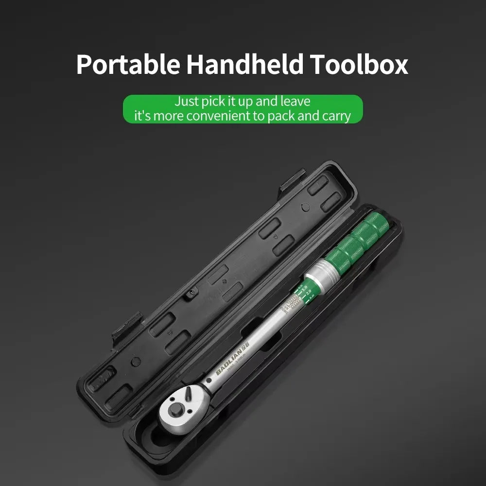 Professional Torque Wrench Set – 2.5-350Nm, 1/4", 3/8" & 1/2" ±3% High Accuracy