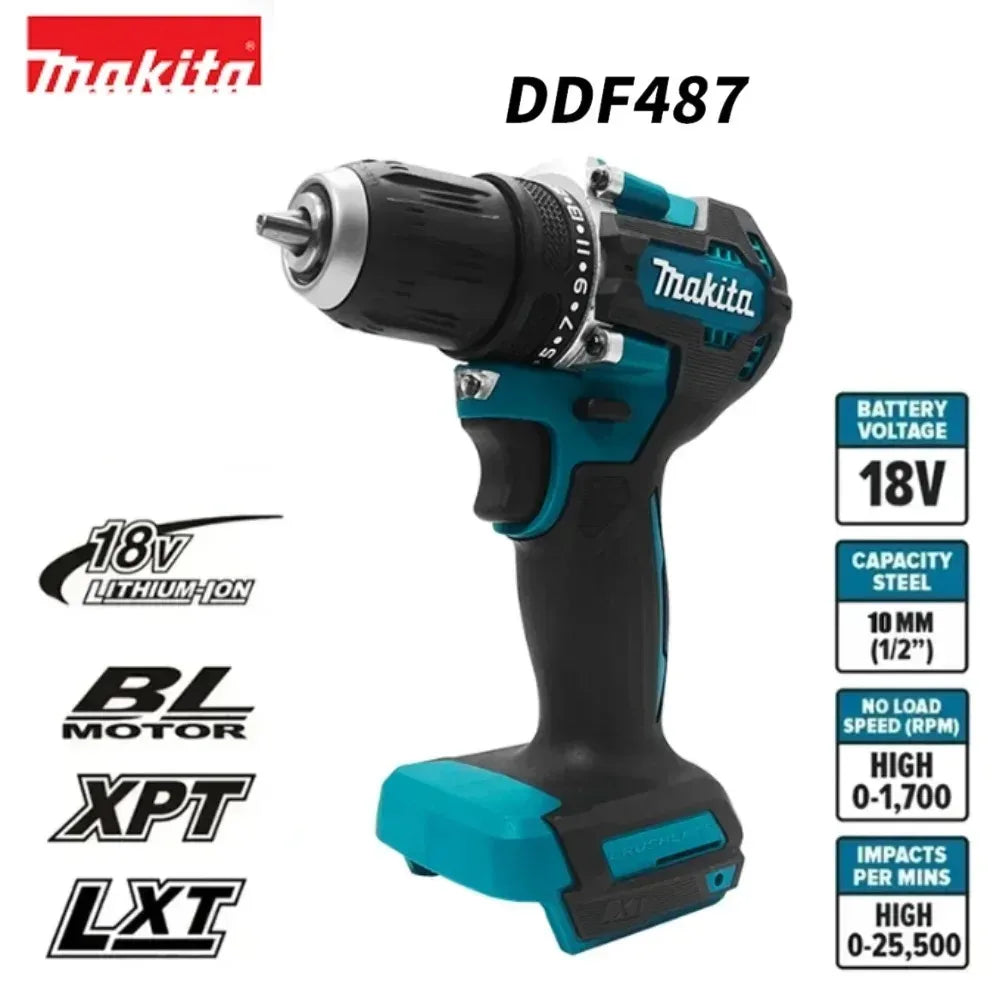 Makita DDF487 18V Brushless Cordless Drill – Impact Driver