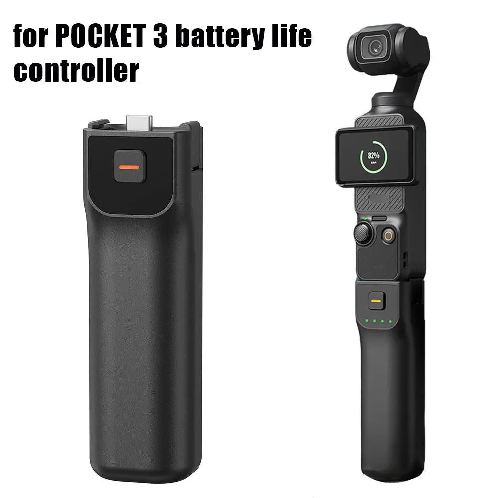 For Osmo POCKET 3 Pocket Camera Accessories 5000mAh Large Capacity Mobile Power Bank Battery Life Controller USB Digital Display