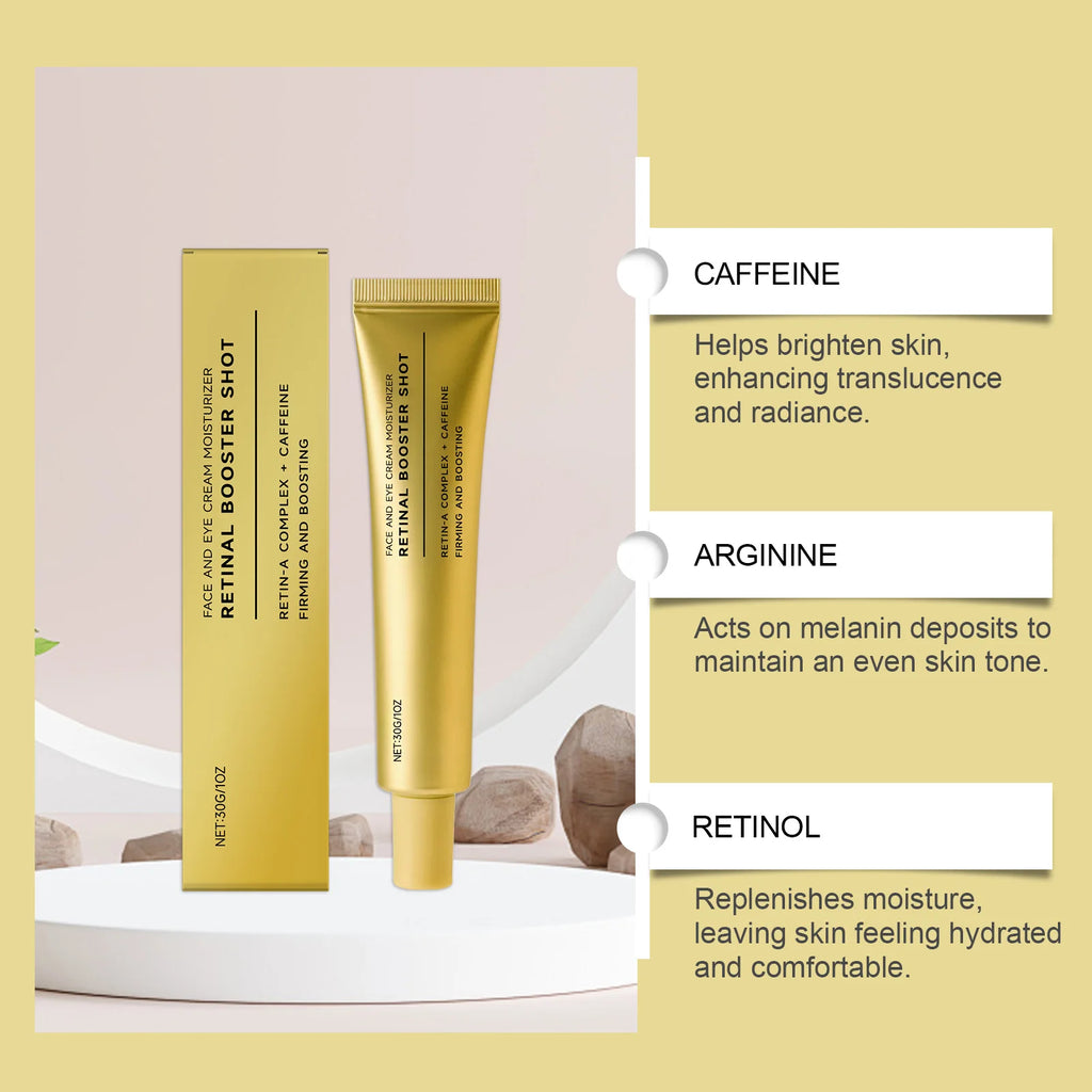 Retinol Firming Cream with Caffeine Tighten Skin Elasticity Strengthened Barrier Protection Rejuvenate Shrinks Pores Brighten
