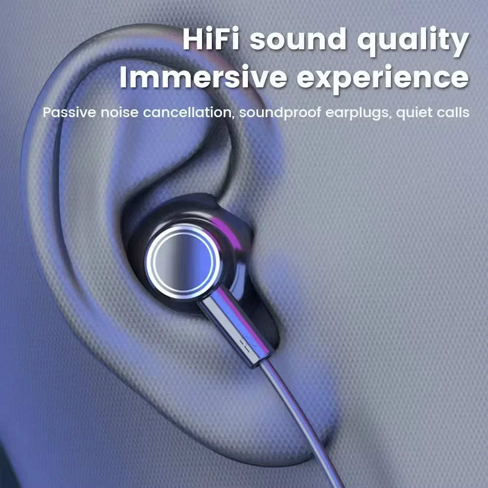 Wireless Neckband Earphones Bluetooth 5.3 – LED Display, Waterproof Sports Headset