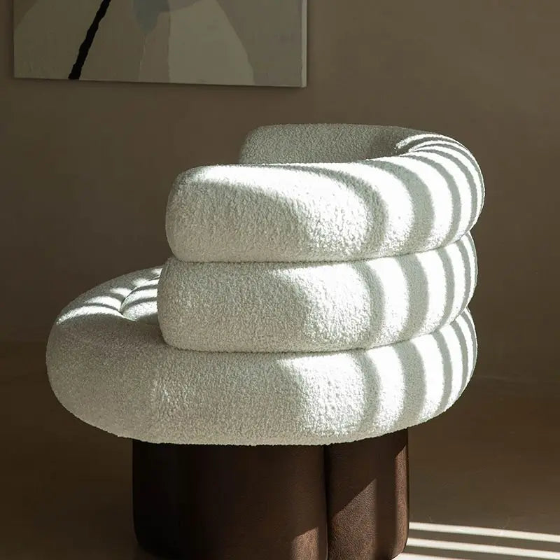 Nordic Single Sofa Chair – Luxury Lazy Corner Sofa for Living Room & Bedroom