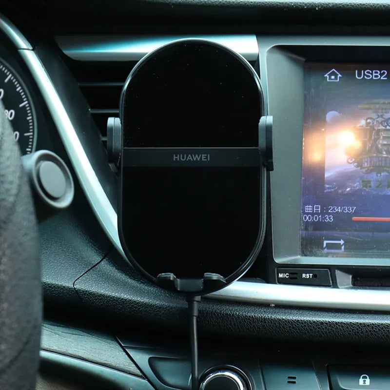 Huawei SuperCharge Wireless Car Charger 50W Max Intelligent Both Side Sensor Mounting Dual Charging 3D Cooling Fast Charger