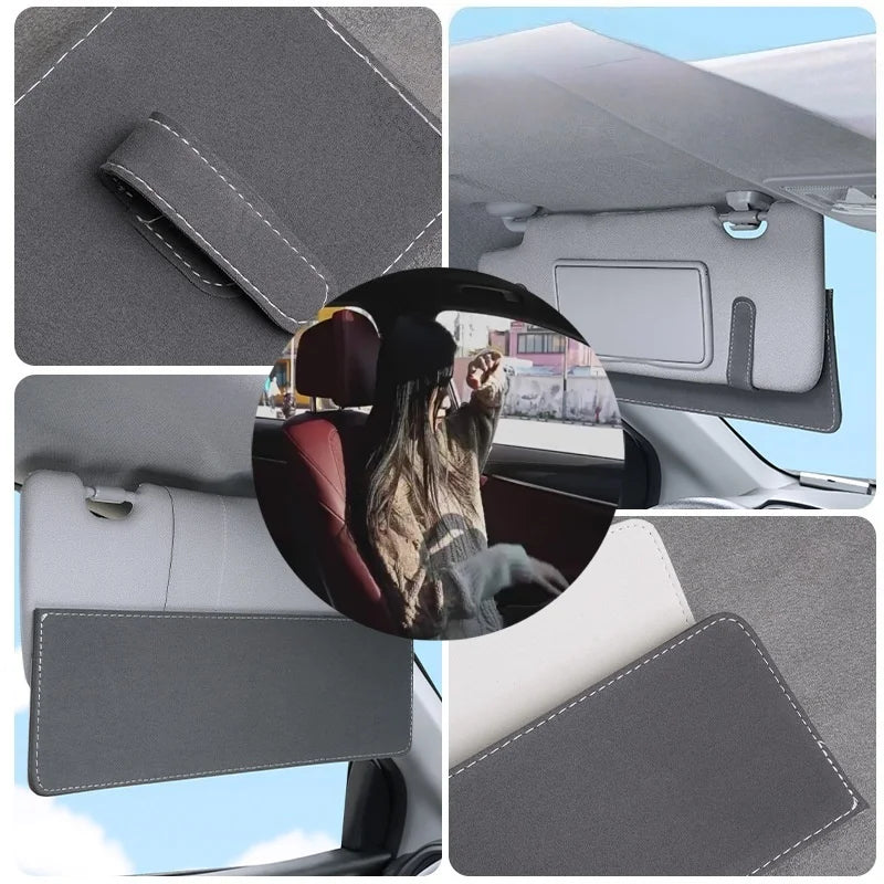 Car sunshade extender car accessories | Adjustable clip, suitable for all vehicle models | Can reduce glare and harmful light