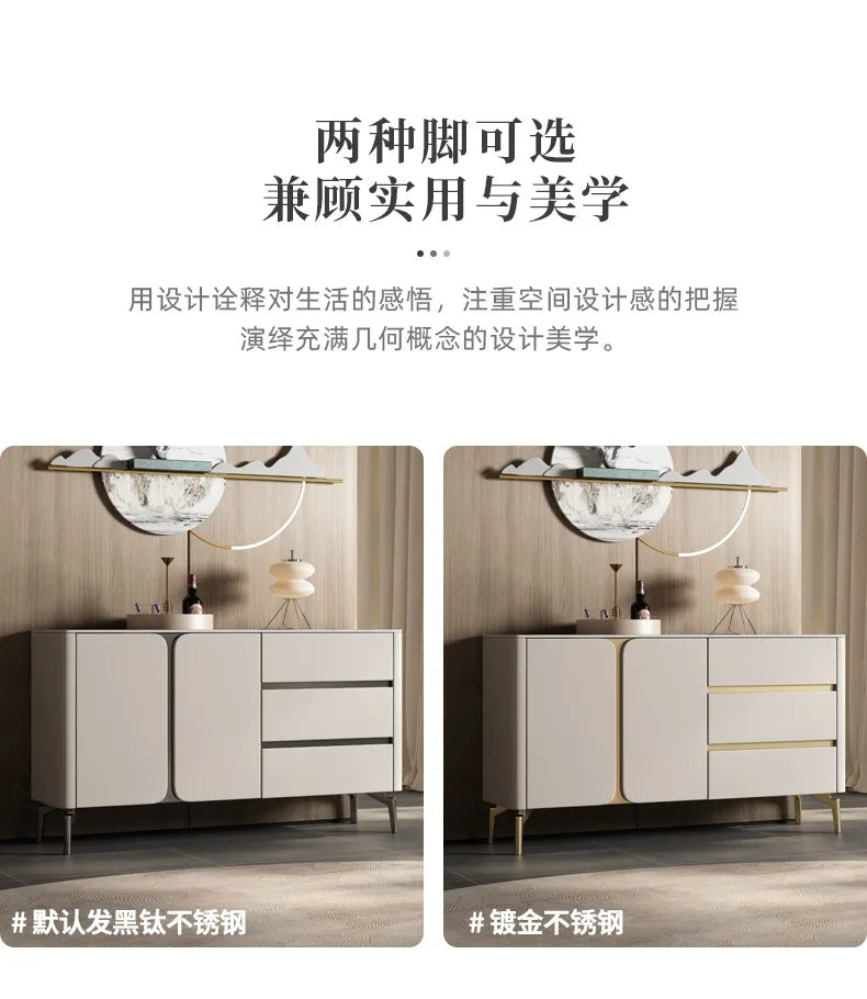 Premium Minimalist Display Cabinet – Light Luxury Living Room Storage