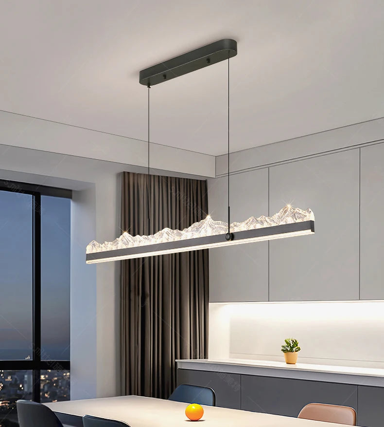 Modern LED Chandelier – Indoor Ceiling Hanging Light for Living Room & Dining Room