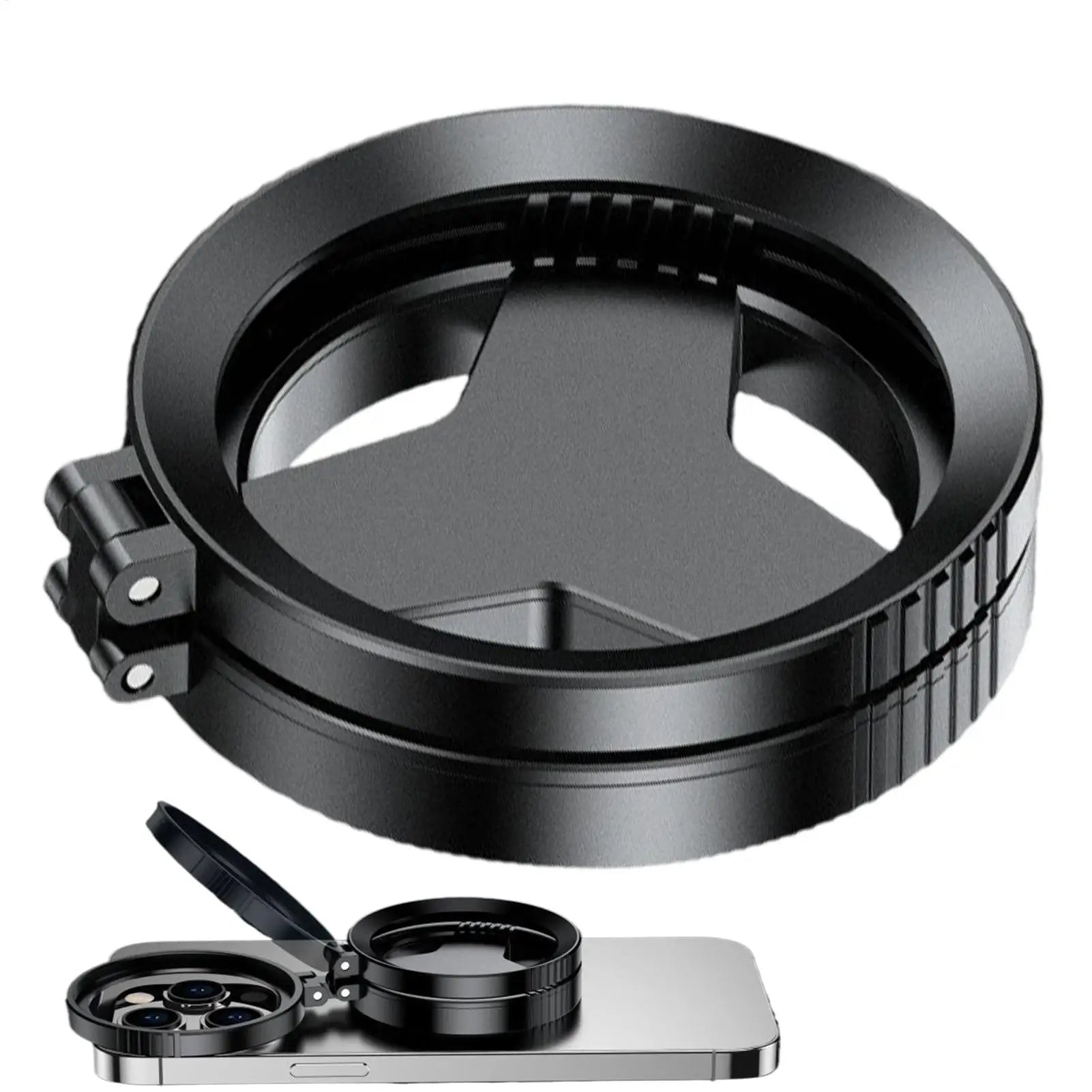 Phone Camera Filter Lens Magnetic 52mm Filter Lens Adapter Mount Rotatable Camera Accessory for Smartphone Landscape