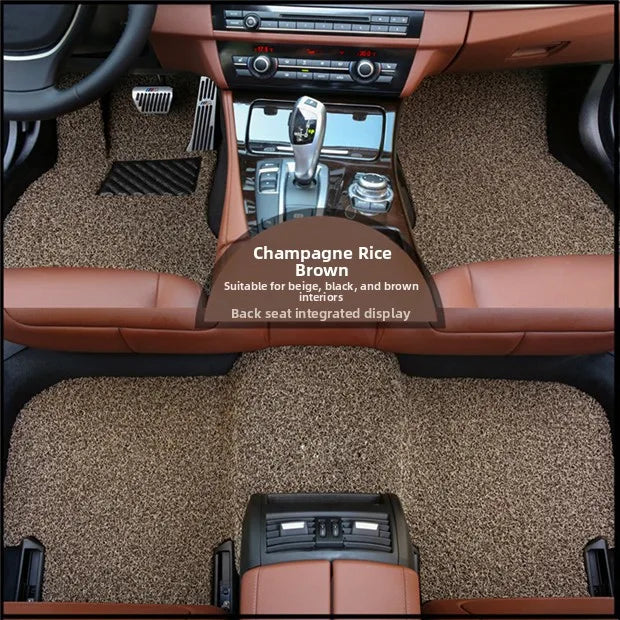 Thickened Single Piece Car Floor Mat for Driver  Universal Carpet for Front And Rear Seats Compatible with Various Car Mo...