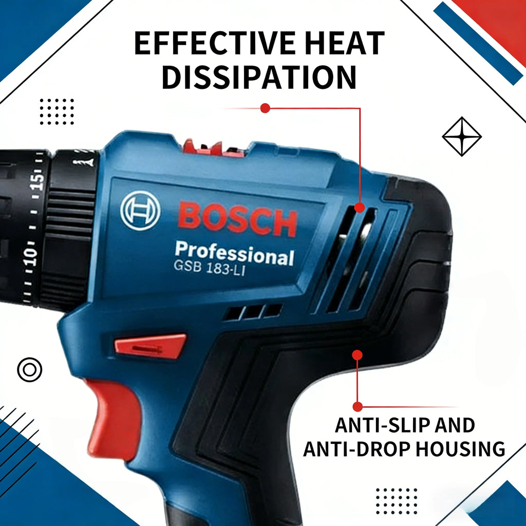 Bosch GSB183-LI Cordless Brushless Impact Drill – 56Nm