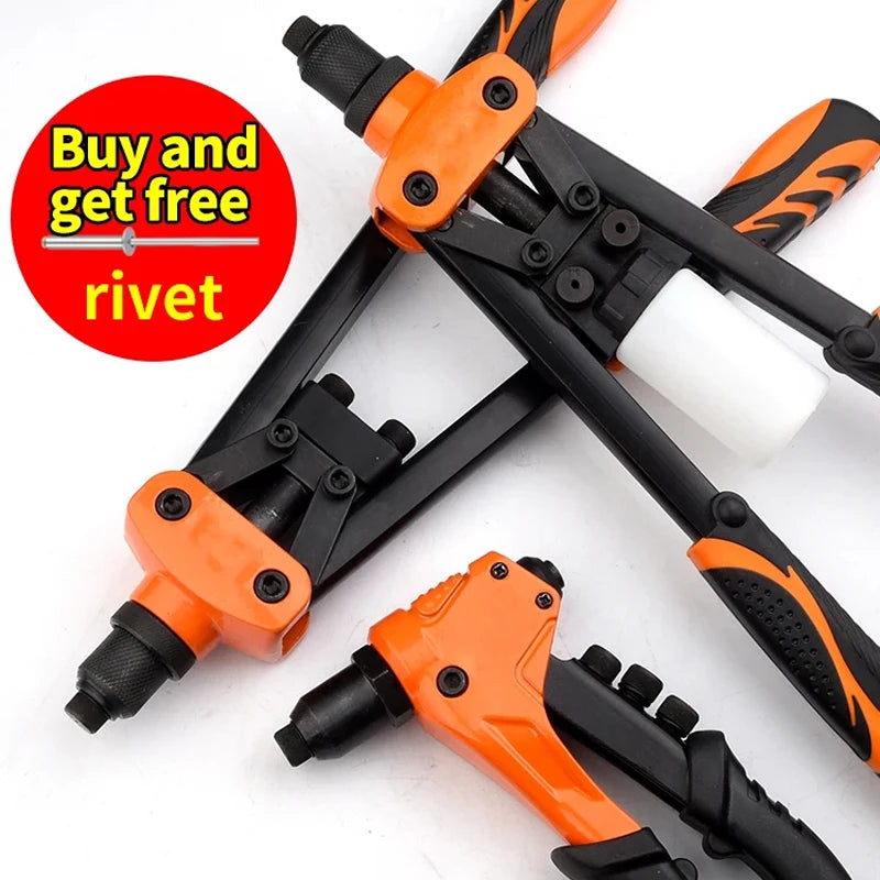 Professional Rivet Nut Gun Set – Hand Riveter with 50 Rivets