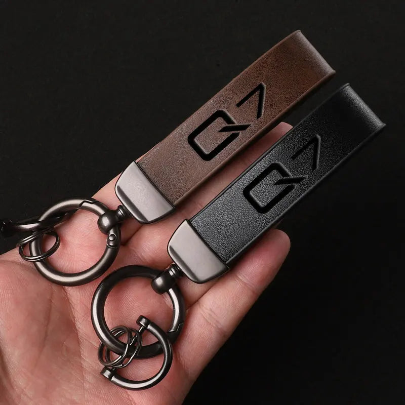 For Audi Q7 car Accessories Car Key Ring Holder Jewelry Custom Gift