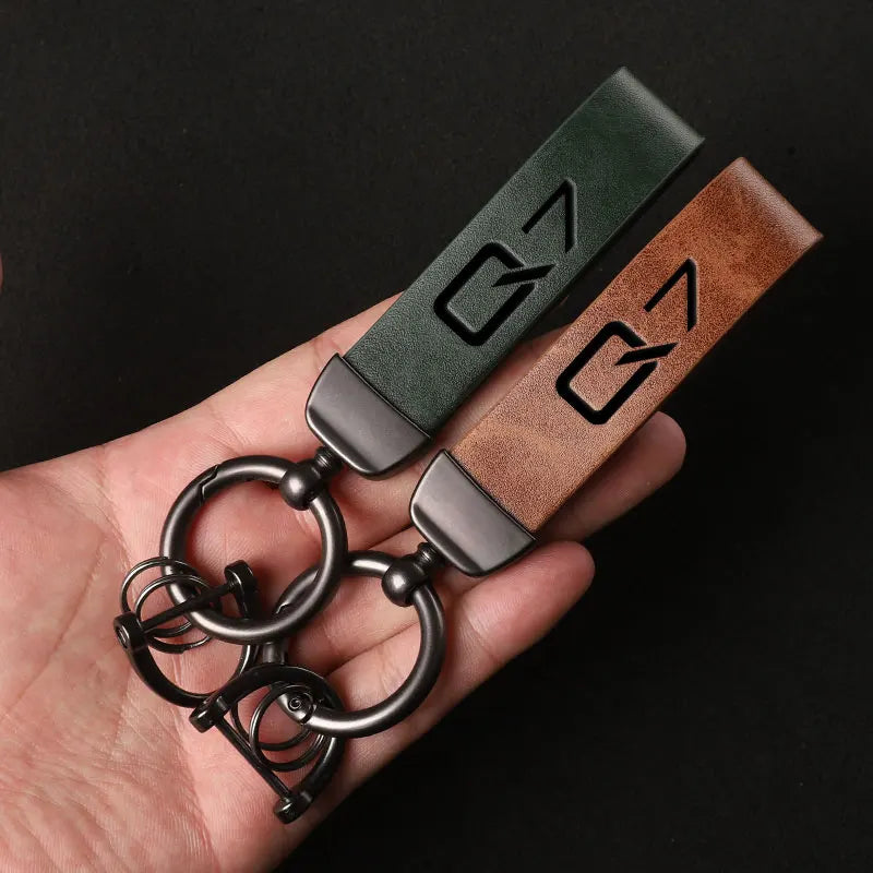 For Audi Q7 car Accessories Car Key Ring Holder Jewelry Custom Gift