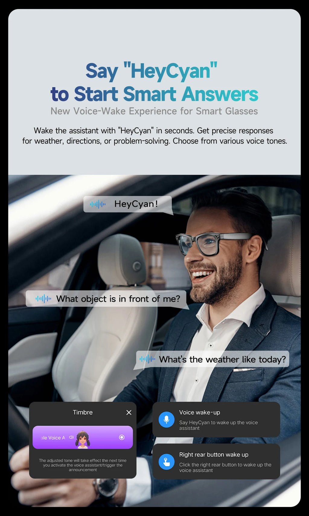 AI Smart Glasses with 8MP Camera – WiFi 5G/4G, Bluetooth, Voice Assistant, Music & Video | Men & Women