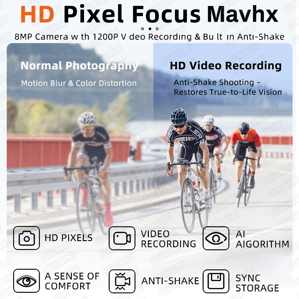 2026 Smart Glasses Men – 800W HD Photo & Video, Bluetooth Call, AI Translation, Anti-Glare