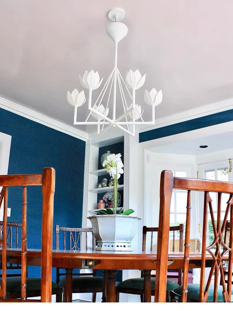 French & American Style Chandelier – Luxury Ceiling Light for Living Room & Staircase